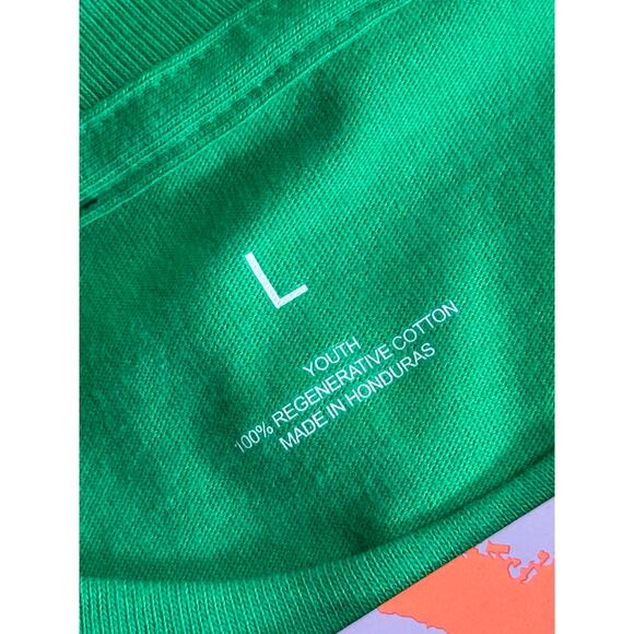 Rare Today at Apple Green Cotton T-Shirt Size L (Youth) - Picture 3 of 5